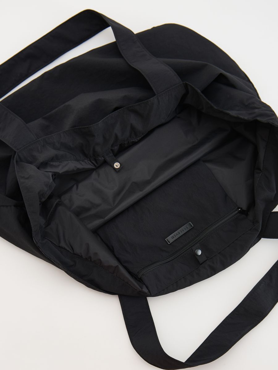 Plain shopper bag - black - RESERVED - 6