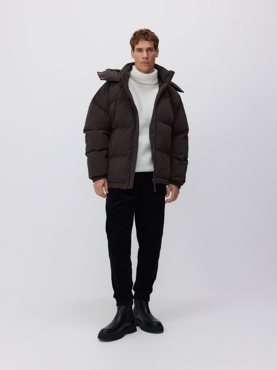 MEN`S OUTER JACKET - dark brown - RESERVED - 3