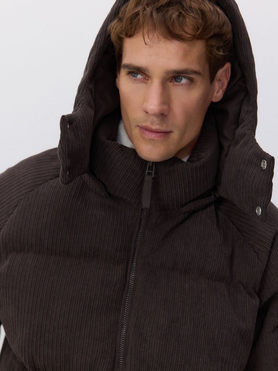 MEN`S OUTER JACKET - dark brown - RESERVED - 4