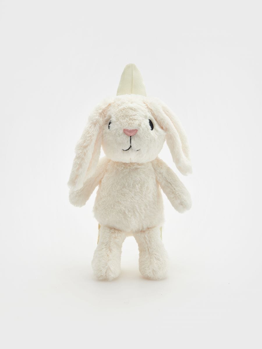 Plush bunny design backpack - cream - RESERVED - 3