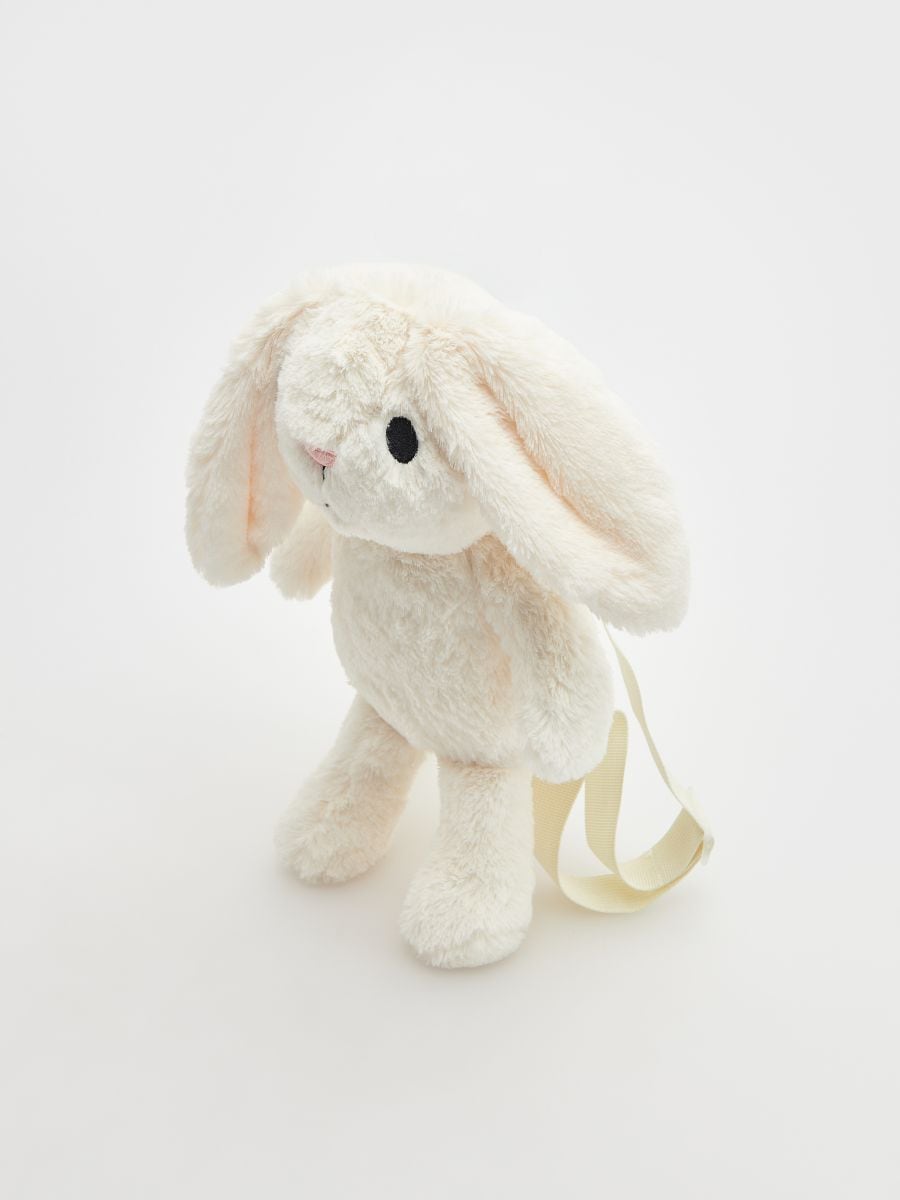 Plush bunny design backpack - cream - RESERVED - 5