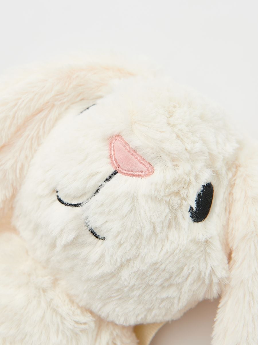 Plush bunny design backpack - cream - RESERVED - 6