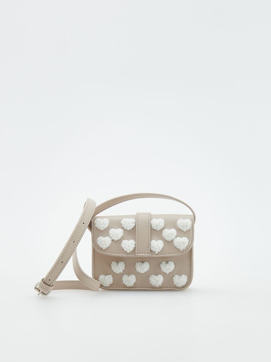 Hearts bag - cream - RESERVED