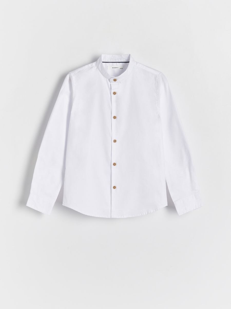 Regular fit shirt - white - RESERVED