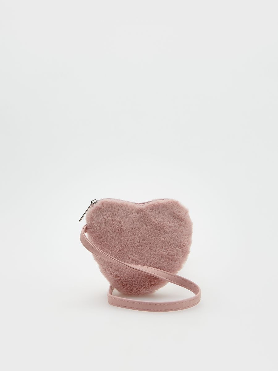 Chlupatá kabelka - pastelově růžová - RESERVED