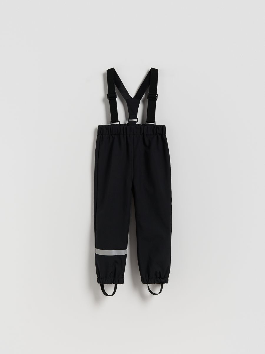 Trousers with braces - dark grey - RESERVED