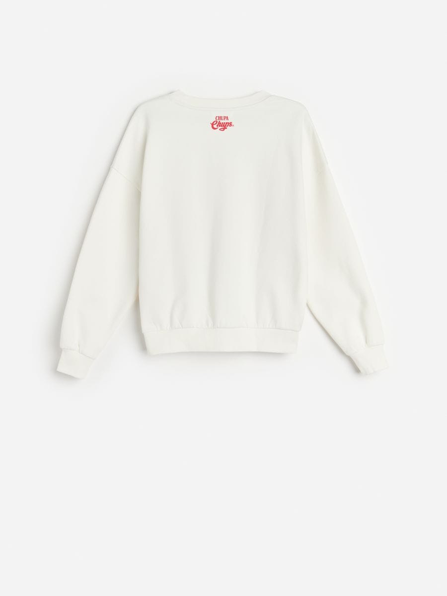 Chupa Chups sweatshirt with print - cream - RESERVED - 6