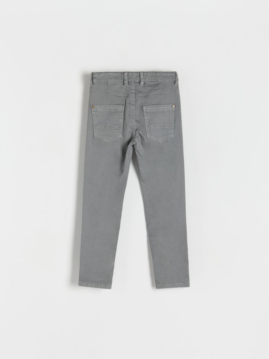 Elastic regular trousers - light grey - RESERVED - 5