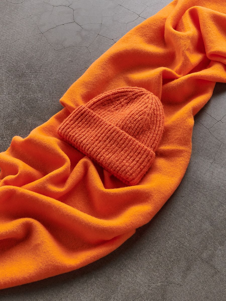 Beanie - orange - RESERVED - 4