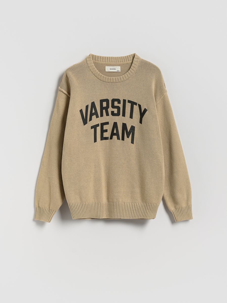 Pull en coton - beige - RESERVED