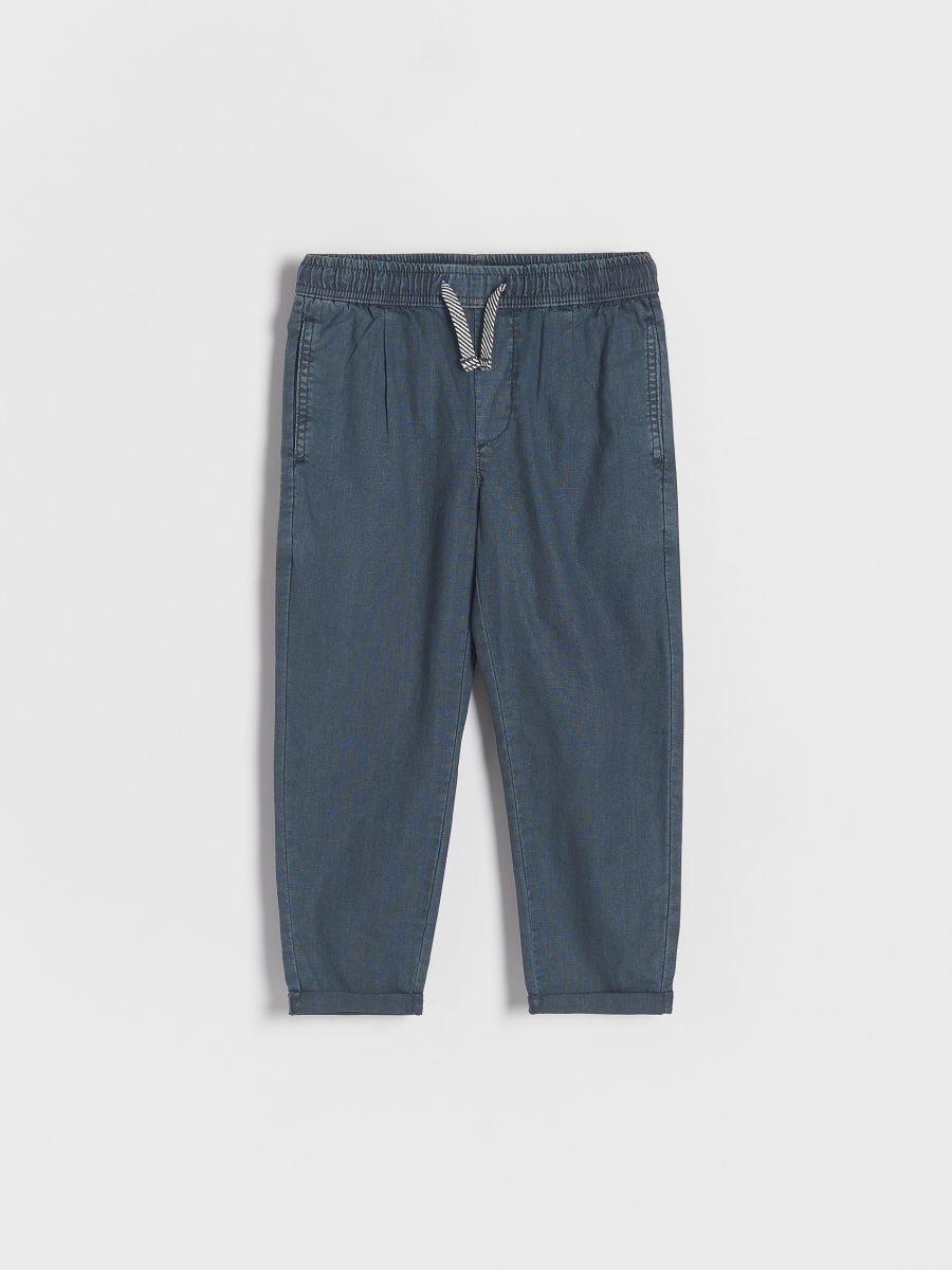 BOYS` TROUSERS - ΝΑΥΤΙΚΟ ΜΠΛΕ - RESERVED