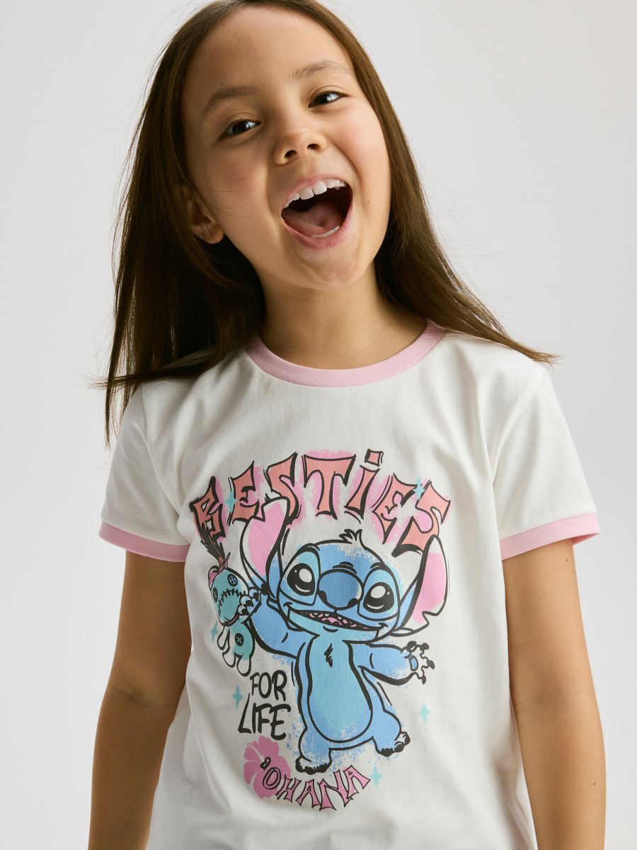 Lilo & Stitch T-Shirt - creme - RESERVED