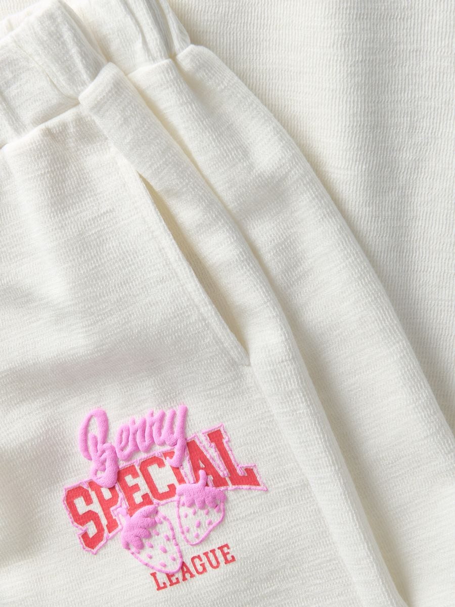 Weite Jogginghose - creme - RESERVED - 2