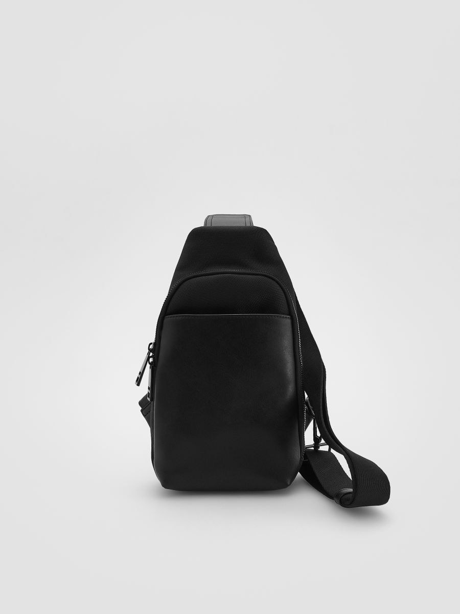 Crossbody pouch bag - black - RESERVED