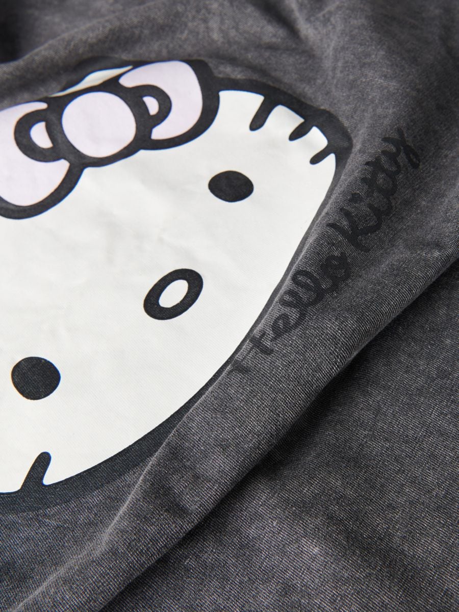 Öösärk Hello Kitty - tumehall - RESERVED - 3