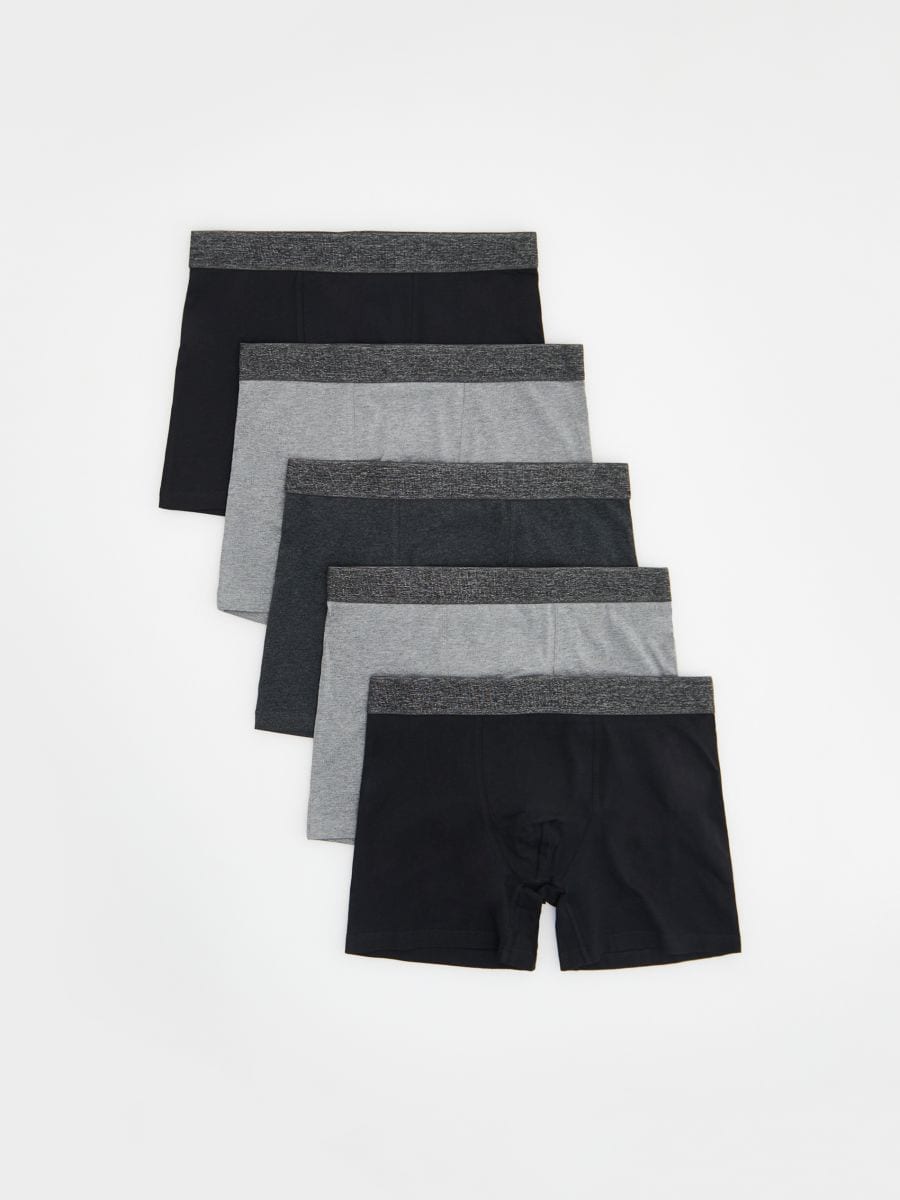 Long boxers 5 pack - dark grey - RESERVED