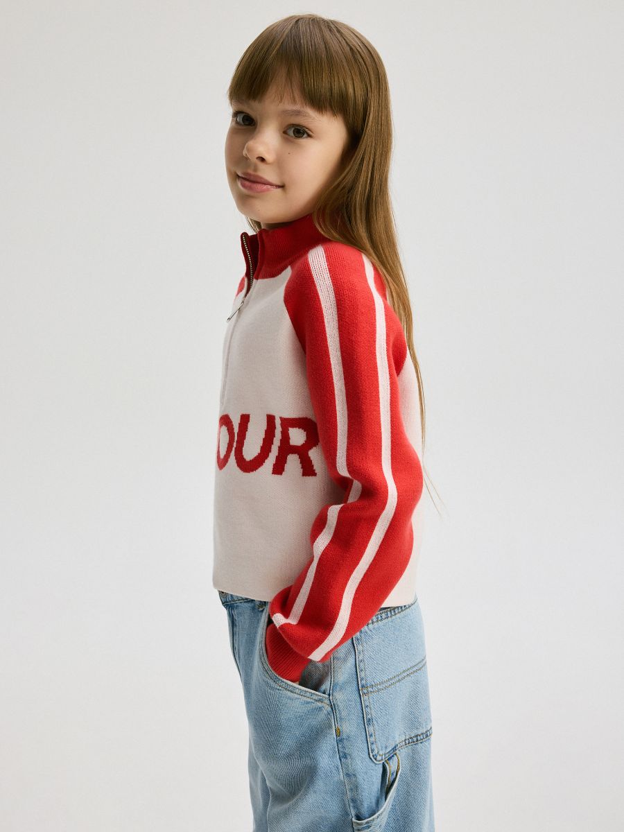 Zip cardigan - multicolor - RESERVED - 4
