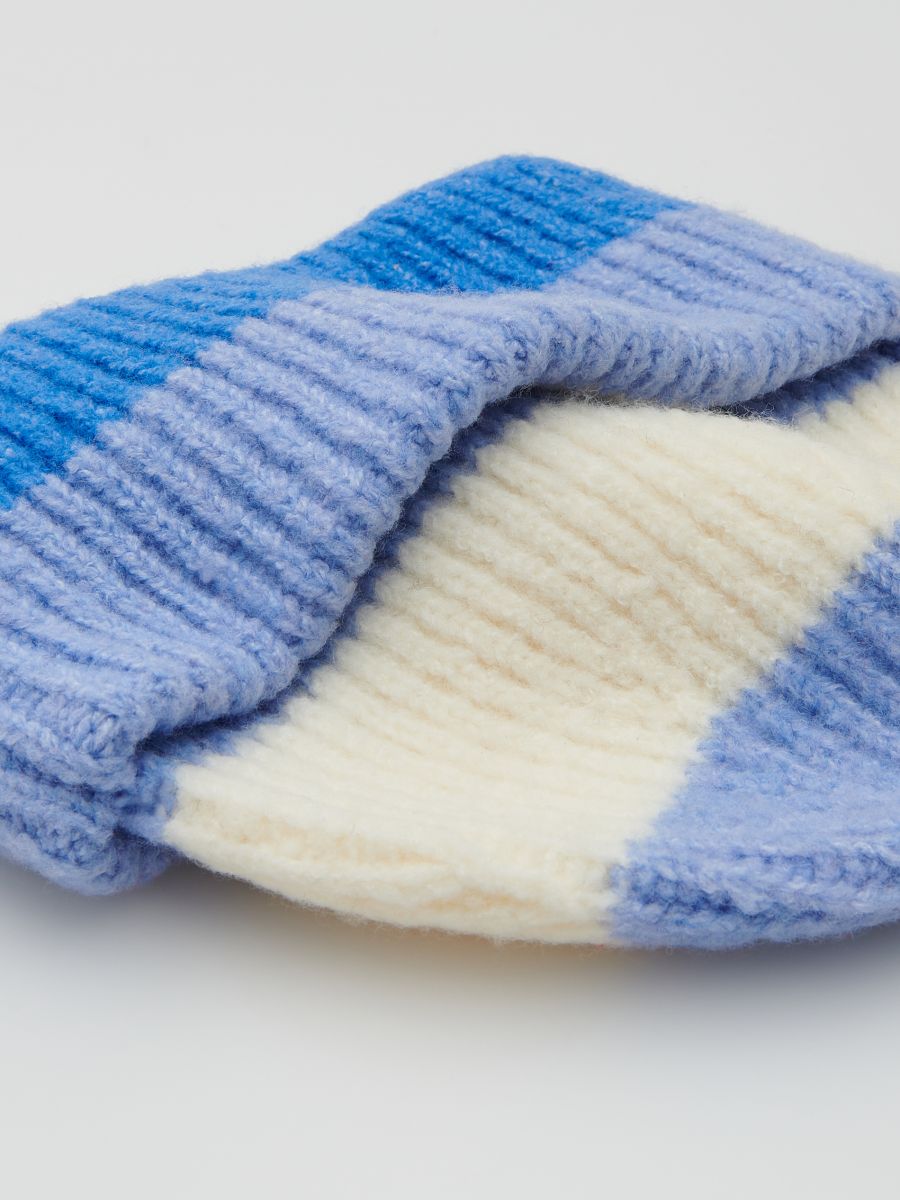 Wool blend beanie - blue - RESERVED - 2