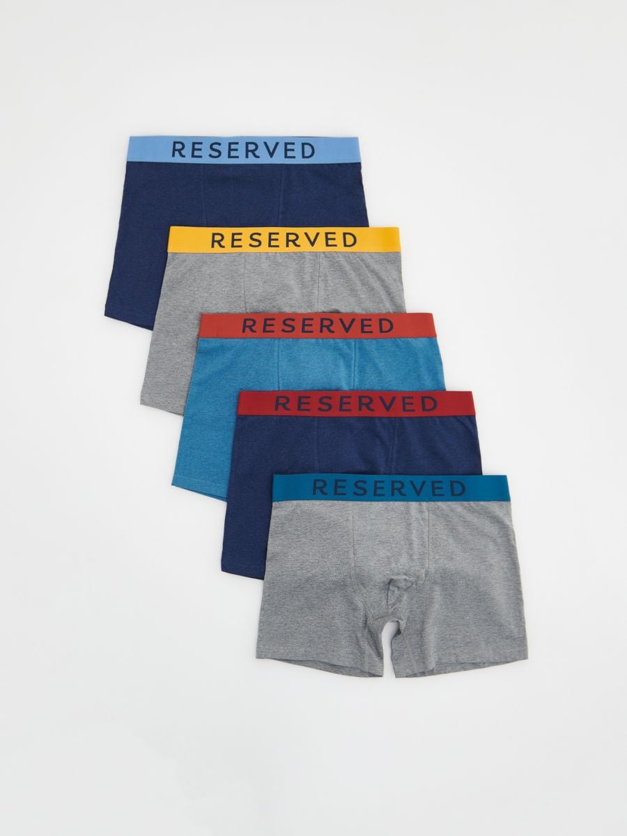 Long boxers 5 pack - blue - RESERVED