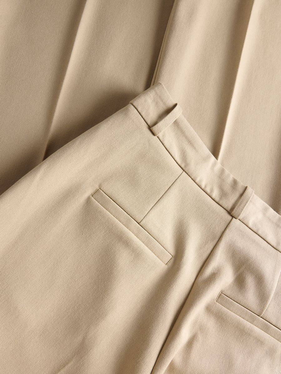 Flare trousers - beige - RESERVED - 6
