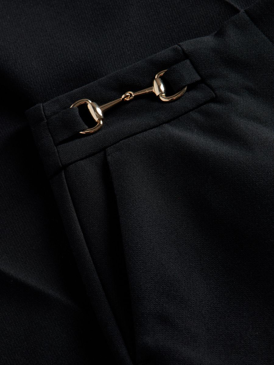Wide trousers with crease - black - RESERVED - 6