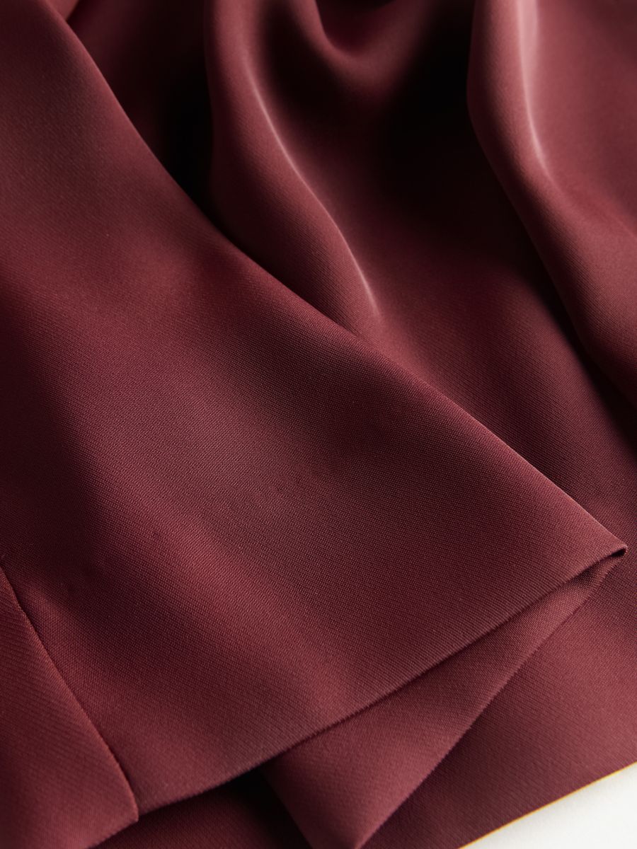 Trousers with pleats - burgundy - RESERVED - 6