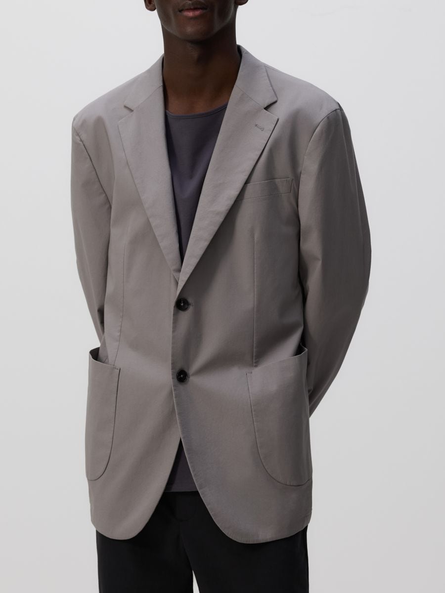 Regular fit blazer - light grey - RESERVED - 3