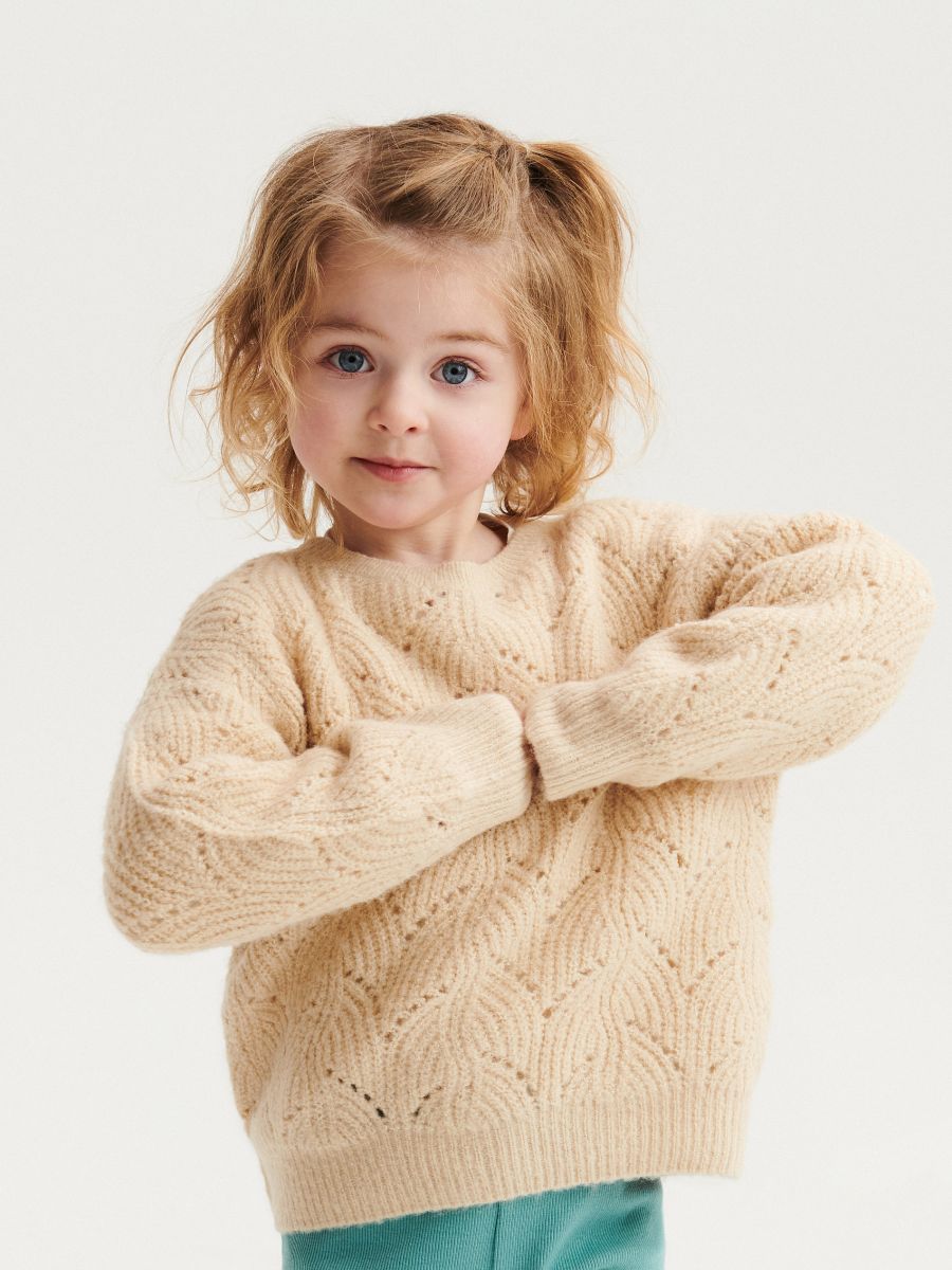 Openwork jumper - nude - RESERVED - 5