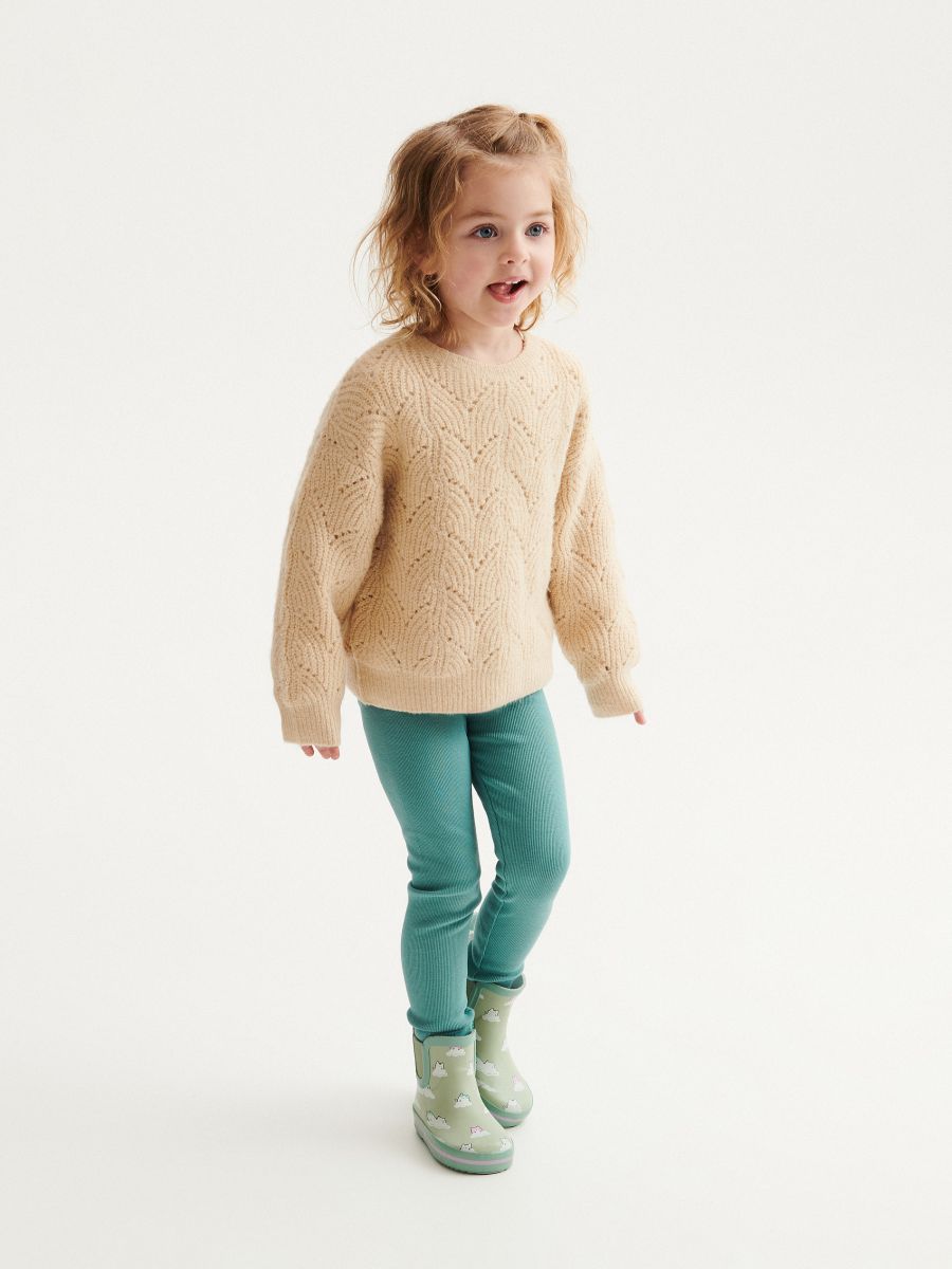 Openwork jumper - nude - RESERVED - 6