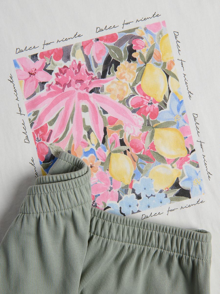 Zweiteiliges Pyjama-Set - minzgrün - RESERVED - 2