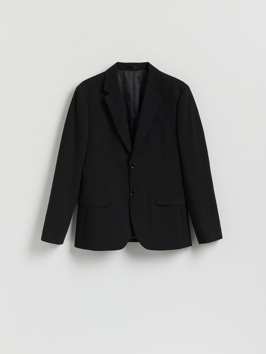 Slim fit blazer - black - RESERVED