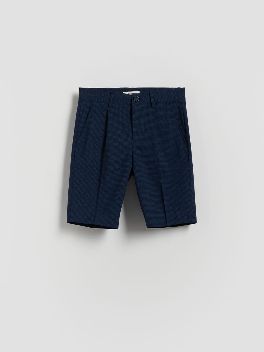 Shorts mit hohem Viskoseanteil - marineblau  - RESERVED