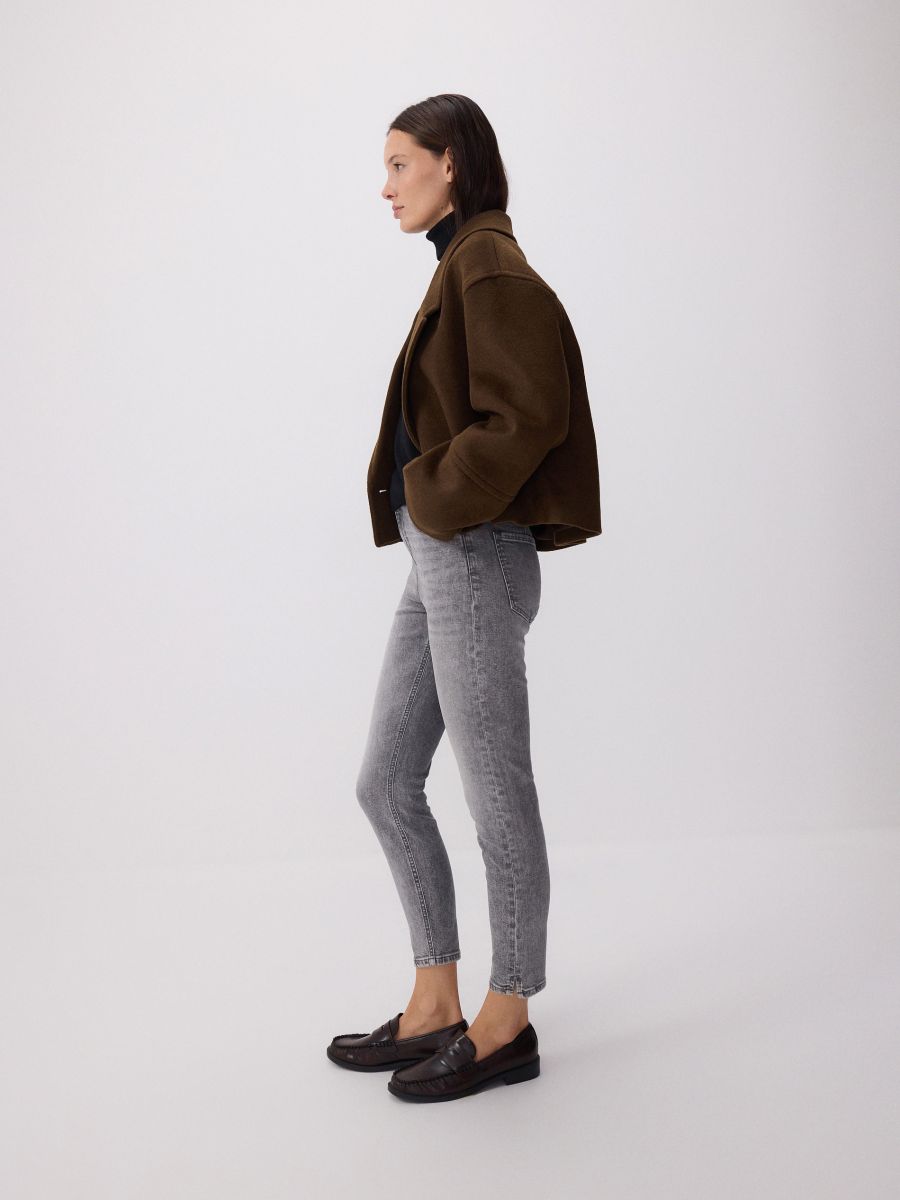 Slim push up jeans - light grey - RESERVED - 3