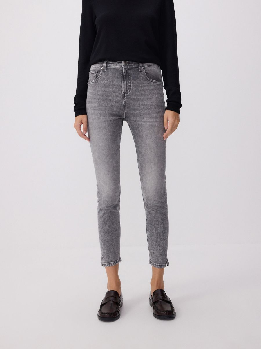 Slim push up jeans - light grey - RESERVED - 2