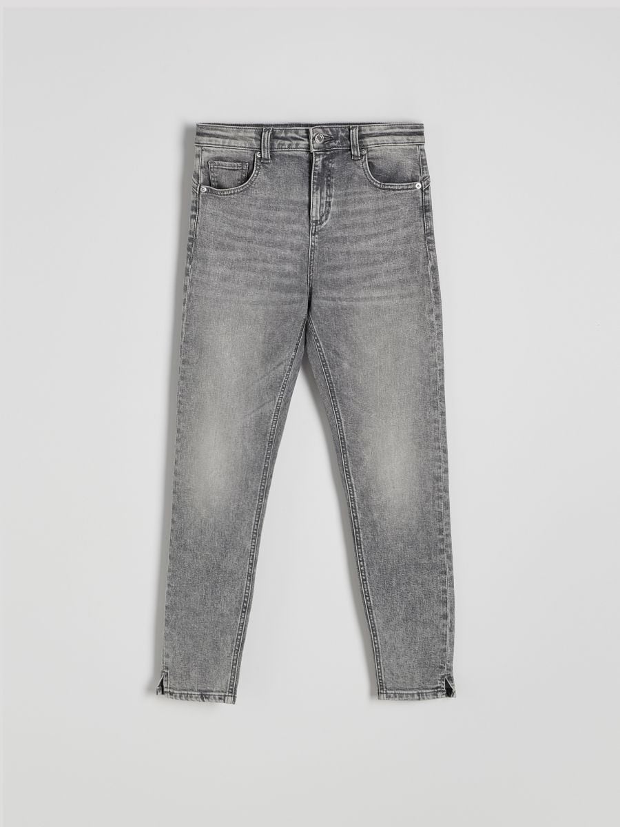 Slim push up jeans - light grey - RESERVED - 5
