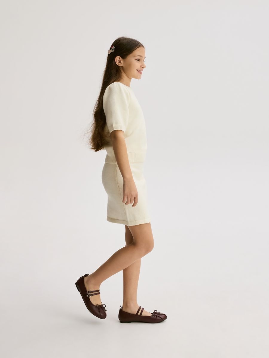 Strickrock - creme - RESERVED