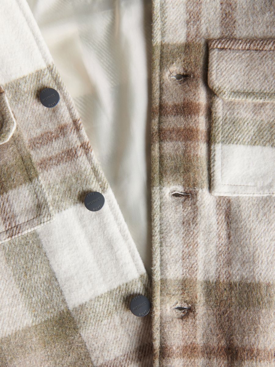 Check jacket - beige - RESERVED - 3