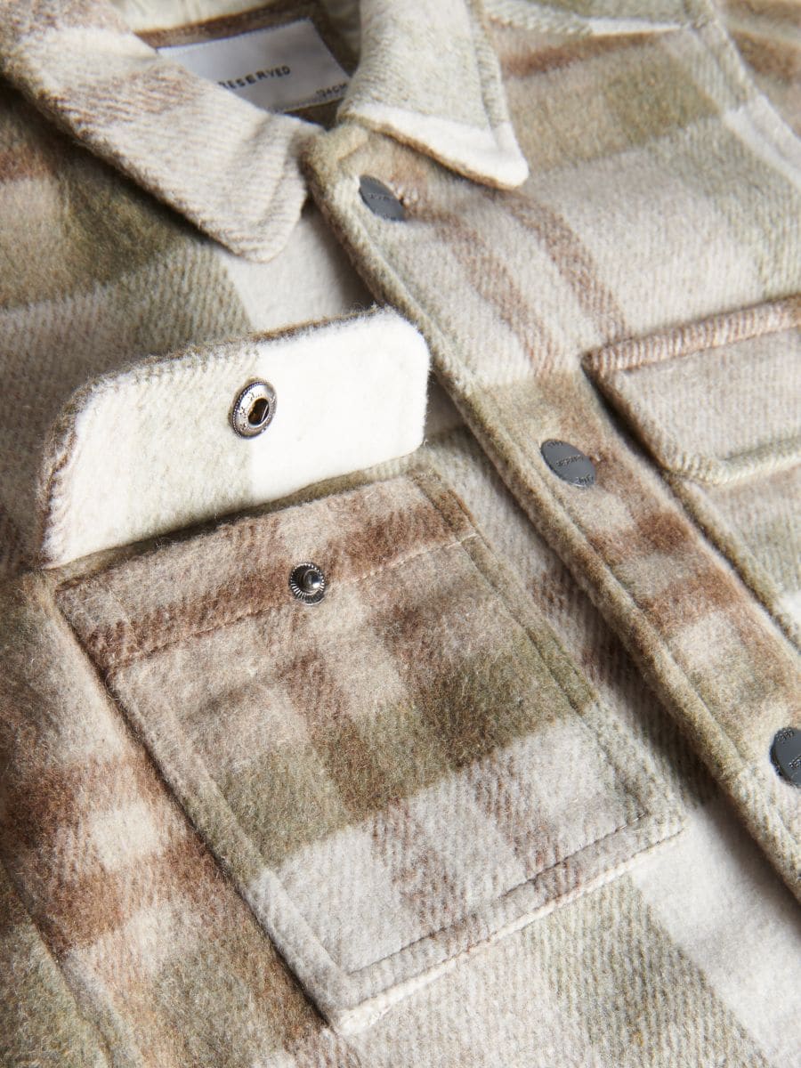 Check jacket - beige - RESERVED - 4