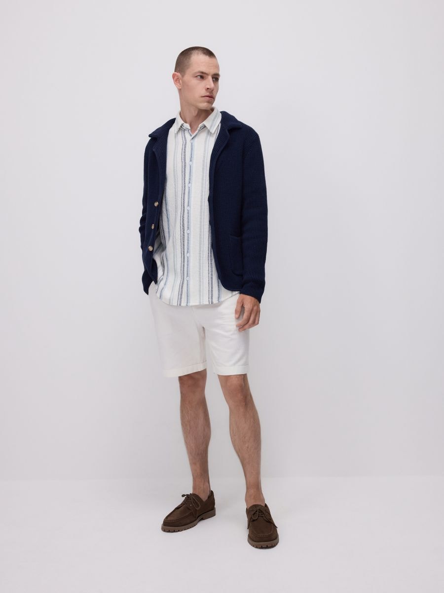 Chemise en coton regular fit - Multicolore - RESERVED - 3