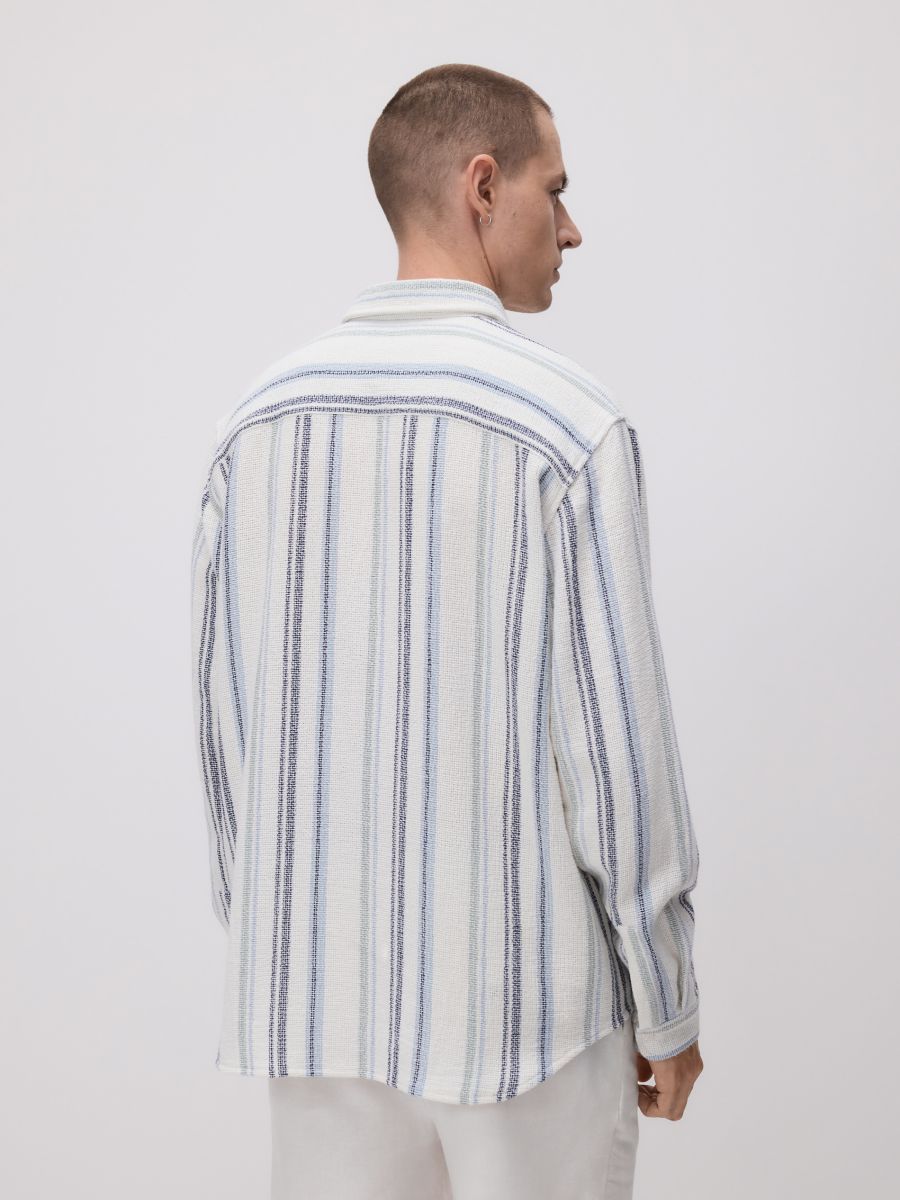 Chemise en coton regular fit - Multicolore - RESERVED - 5