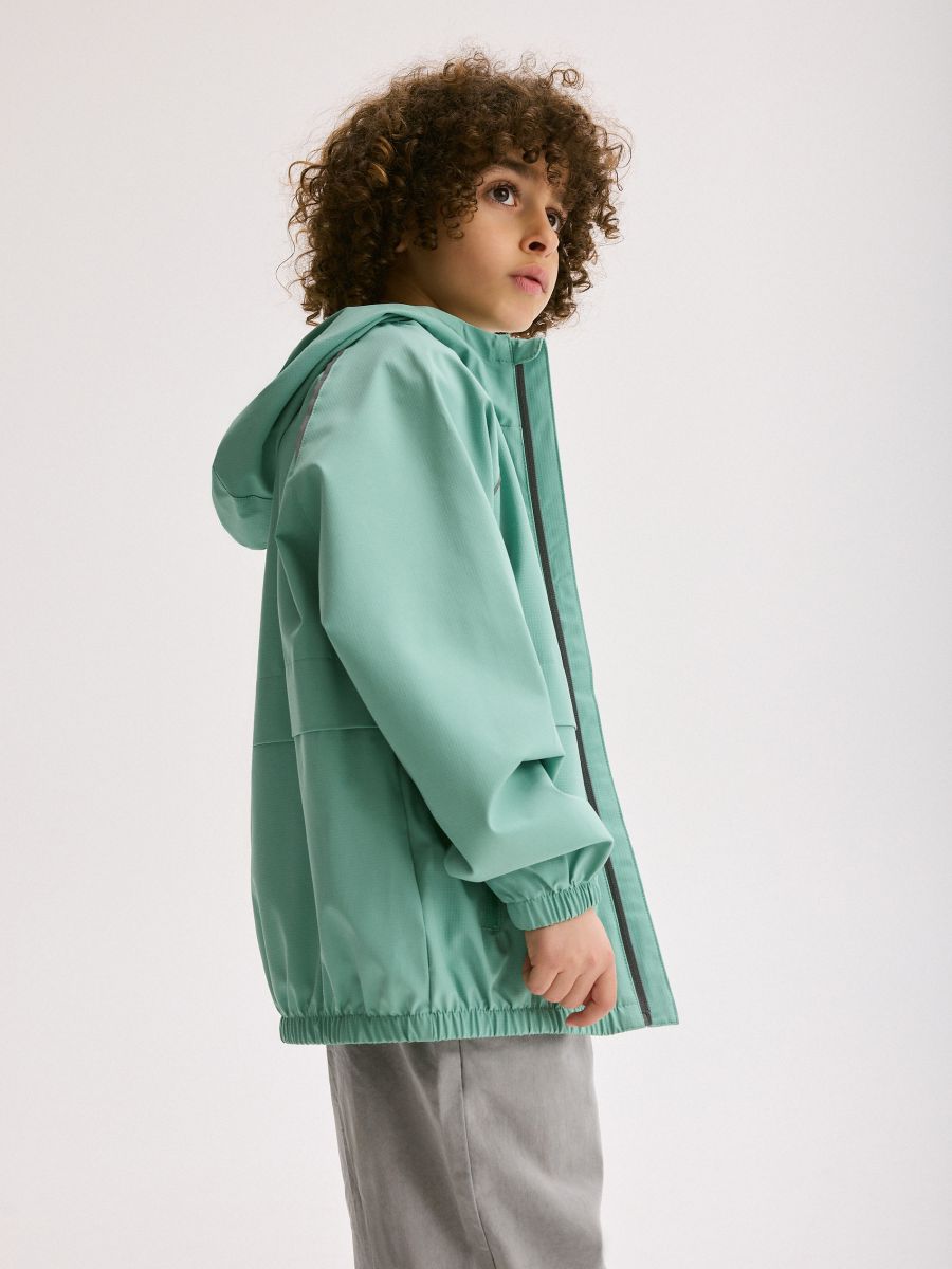 BOYS` OUTER JACKET - verde claro - RESERVED