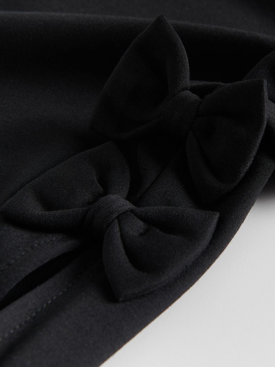 Pants with bows - black - RESERVED - 4