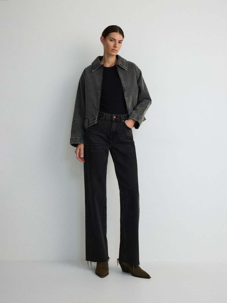 LADIES` JACKET - sivo  - RESERVED - 2