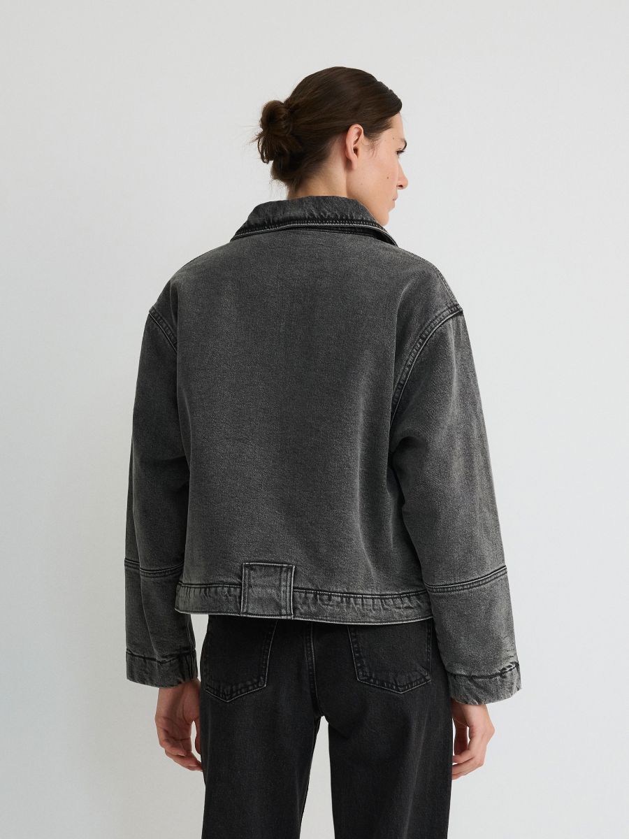 LADIES` JACKET - sivo  - RESERVED - 5