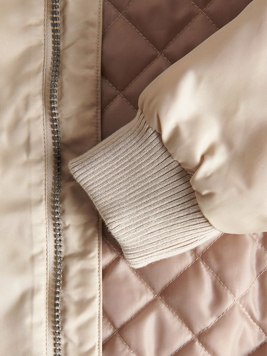 Oversized bomber jacket Color beige - RESERVED - 8454X-08X