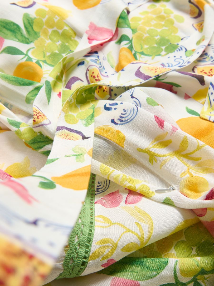 Viscose dress with original print - multicolor - RESERVED - 7