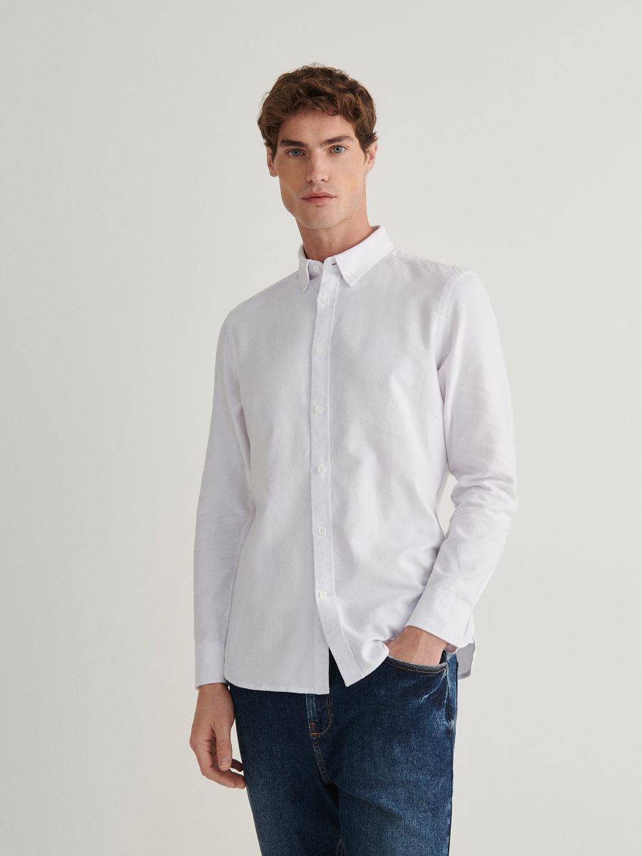 Koszula slim fit - biały - RESERVED