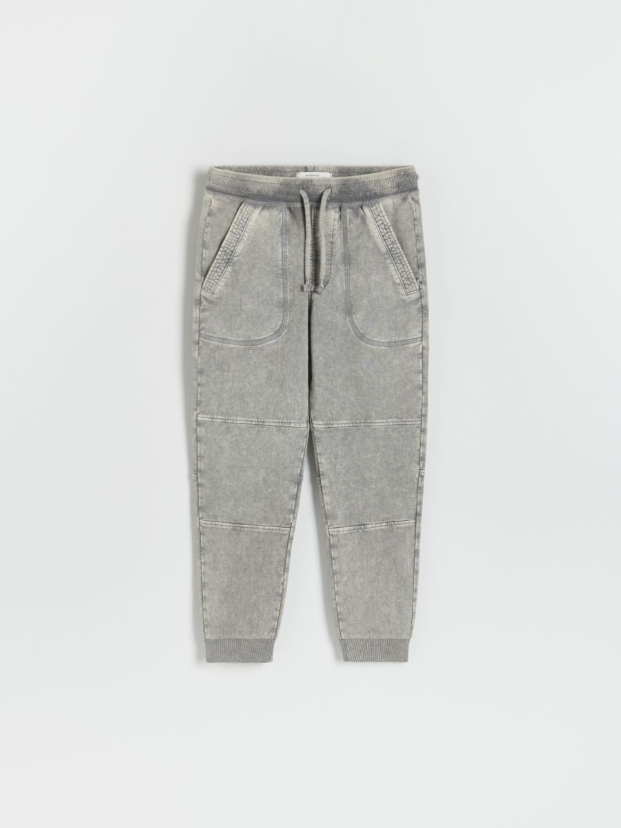 Sweatpants with pockets - light grey - RESERVED - 5