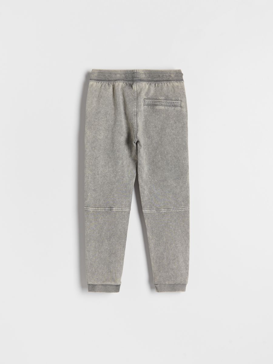Sweatpants with pockets - light grey - RESERVED - 4
