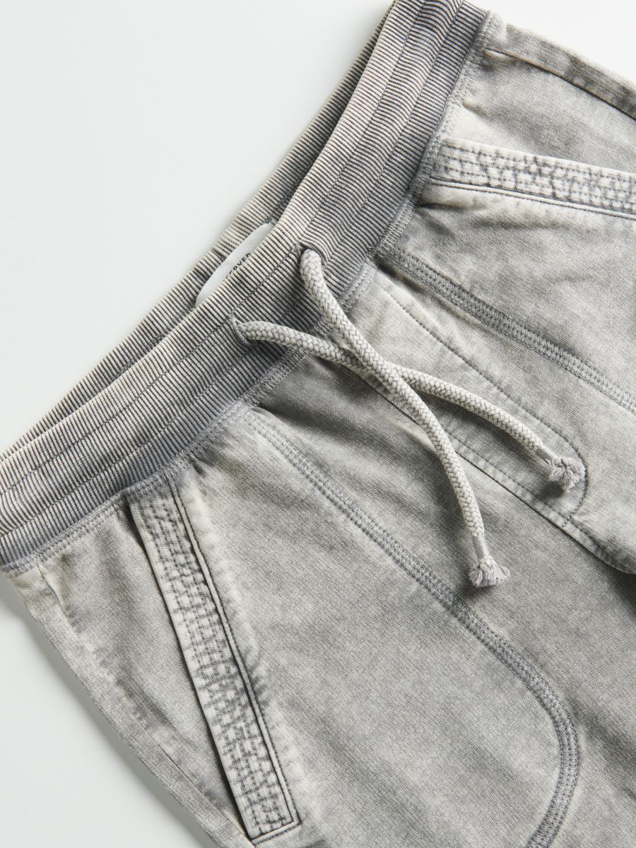 Sweatpants with pockets - light grey - RESERVED - 7